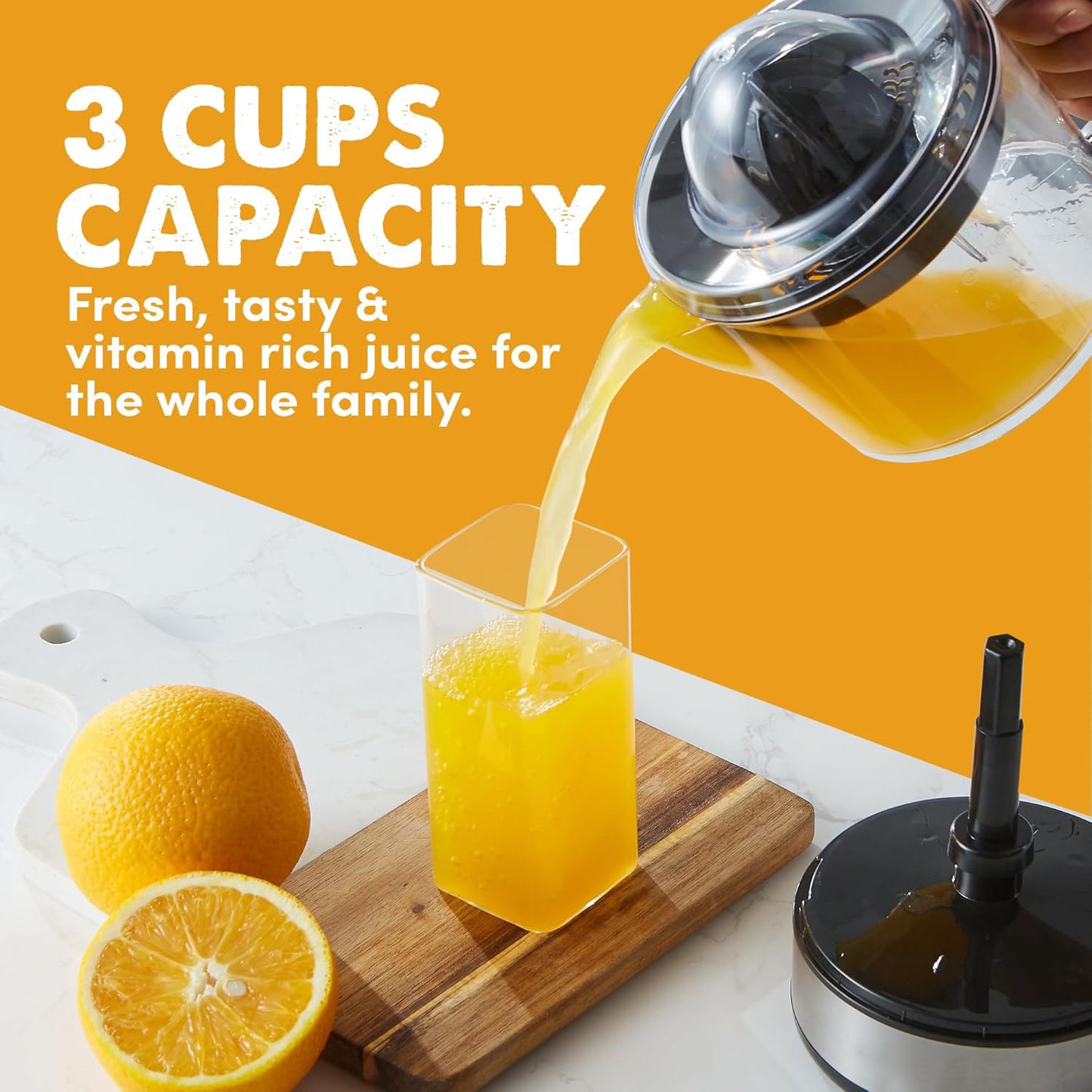 Blendira Electric Citrus Juicer for Orange, Lemon & Fresh Fruit Juice